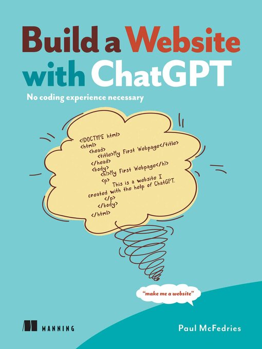 Title details for Build a Website with ChatGPT by Paul McFedries - Available
